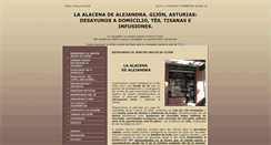 Desktop Screenshot of laalacenadealejandra.com